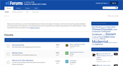 Desktop Screenshot of forums.egullet.org