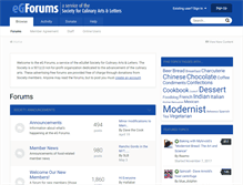 Tablet Screenshot of forums.egullet.org